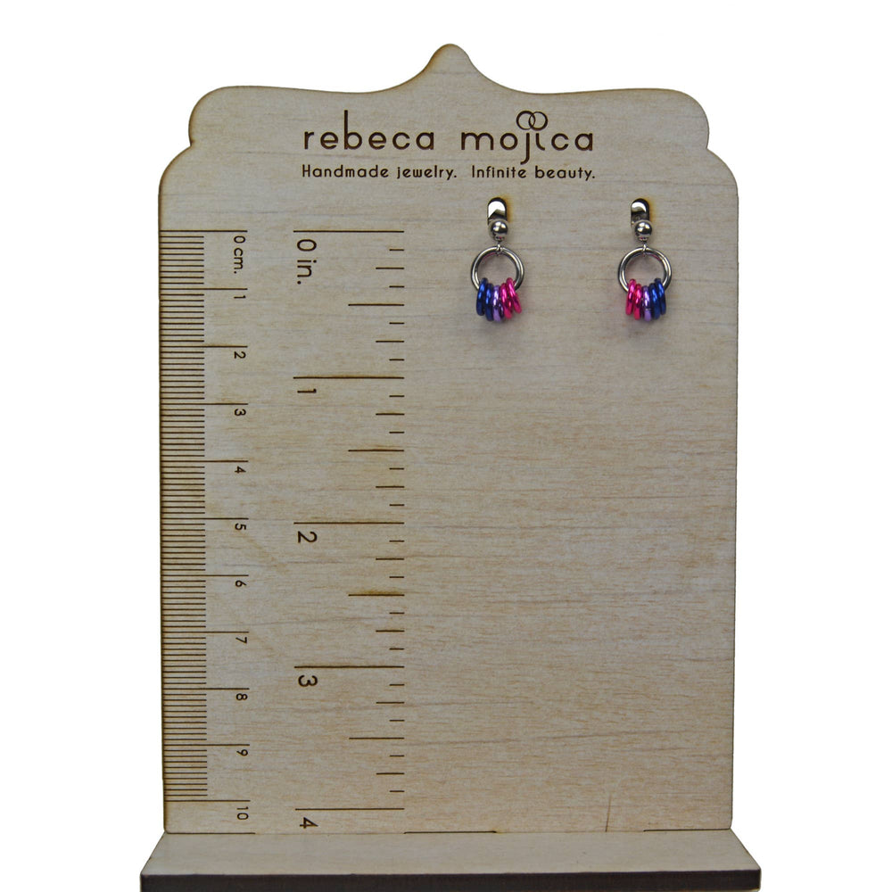 Pridemaille Tiny Hoop Earring - Bisexual