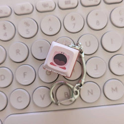 Fidget Keycap Keychain - Kirbo