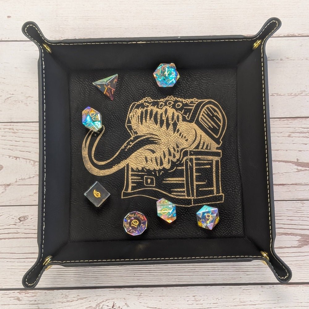 Vegan Leather Dice Tray - Mimic