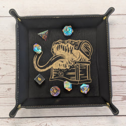 Vegan Leather Dice Tray - Mimic
