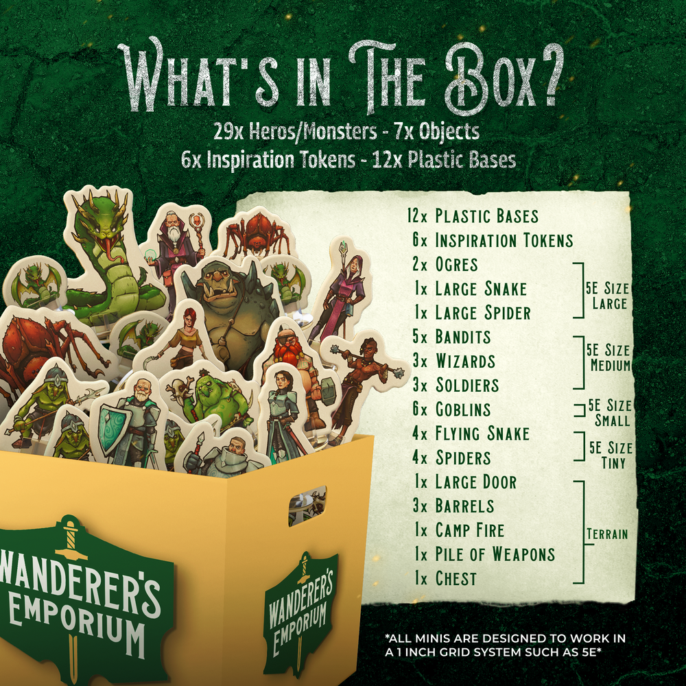 Wanderer's Emporium Minis - Essentials Pack