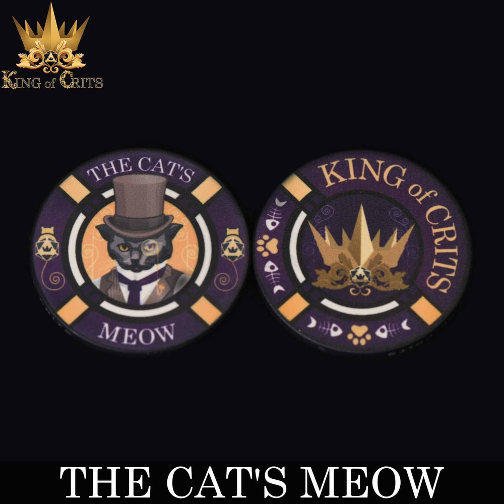 King of Crits Dice Set - The Cat's Meow (11-Piece)