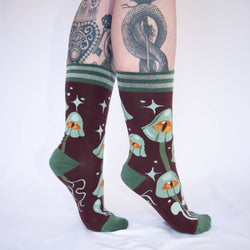 Crew Socks - Mystic Mushrooms