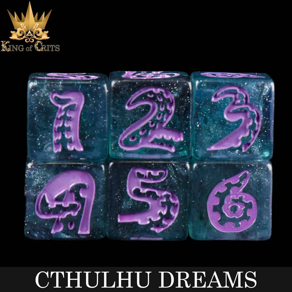 King of Crits Dice Set - Cthulhu Dreams (11-Piece)