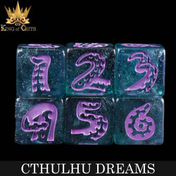 King of Crits Dice Set - Cthulhu Dreams (11-Piece)
