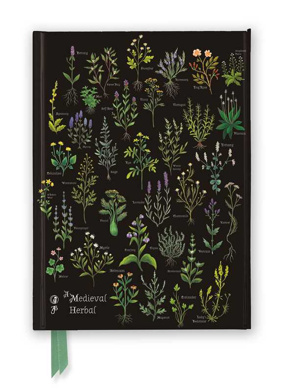 Foiled Journal - A Medieval Herbal (Anna Stead)