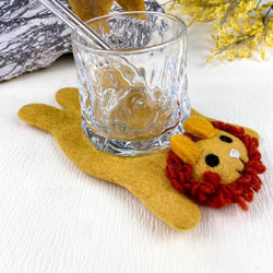 Animal Rug Coaster - Lion