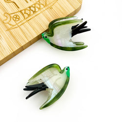 Hair Clip - Pink Swallow