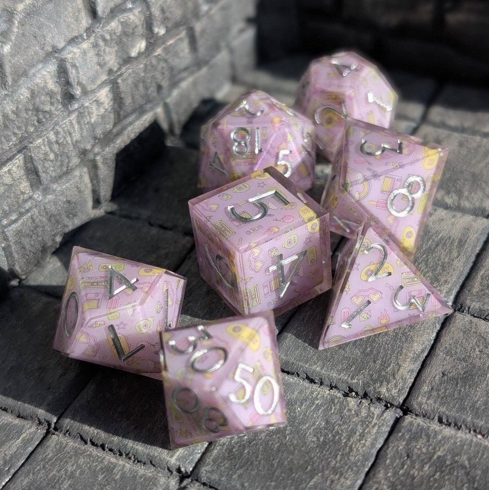 Ebonwood Dice Set - Memory Pop