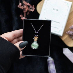 Potion Bottle Necklace - Aventurine