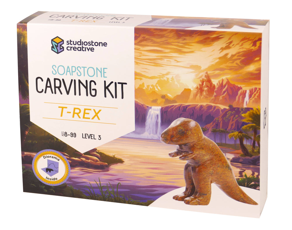 Soapstone Carving Kit - T-Rex