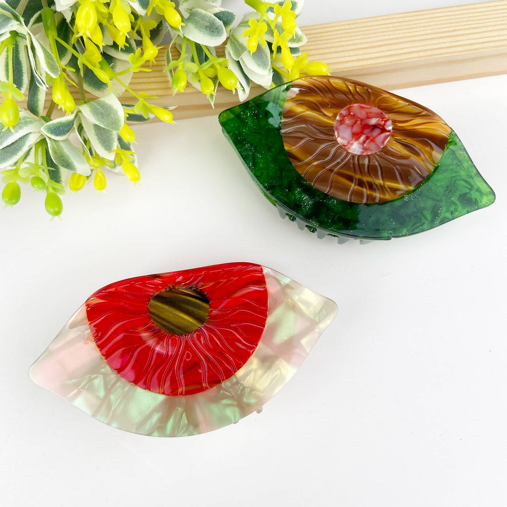Hair Clip - Blue Pupil