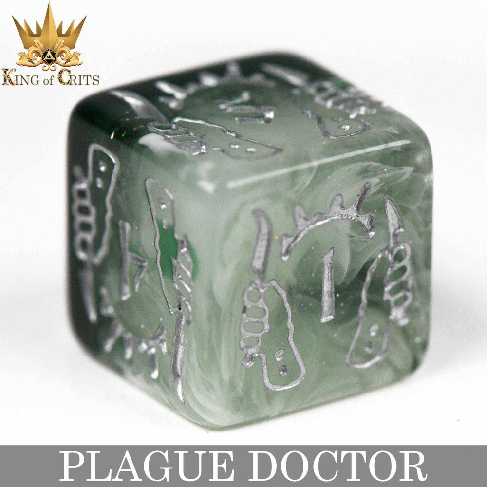 King of Crits Dice Set - Plague Doctor (11-Piece)