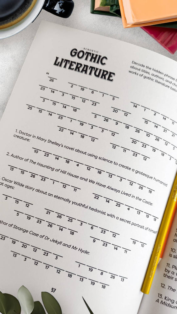 Once Upon a Time: A Literary Activity Book for Adults