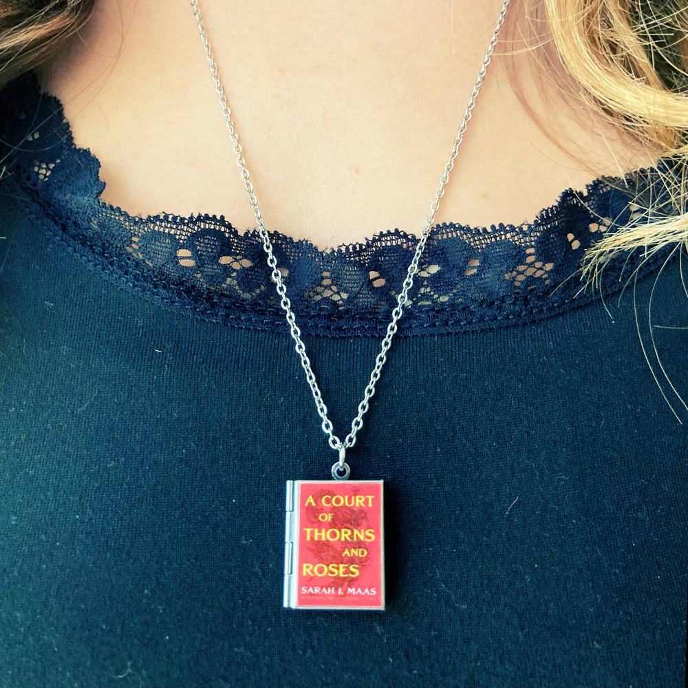 Book Locket - A Court of Thorns and Roses
