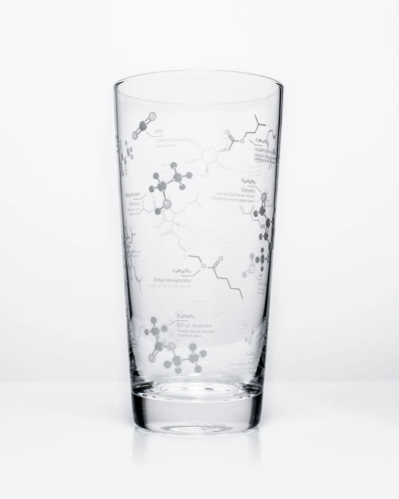 Drinking Glass - Chemistry of Beer (Case of 4)