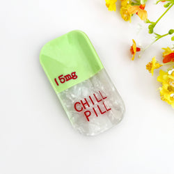 Hair Clip - Chill Pill Pink