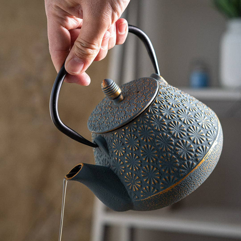Tea Kettle - Teal Blue Plum