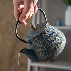 Tea Kettle - Teal Blue Plum