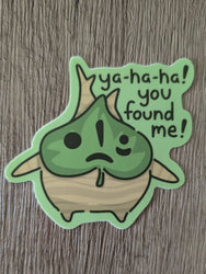 Vinyl Sticker - Zelda Do Not Perceive Korok
