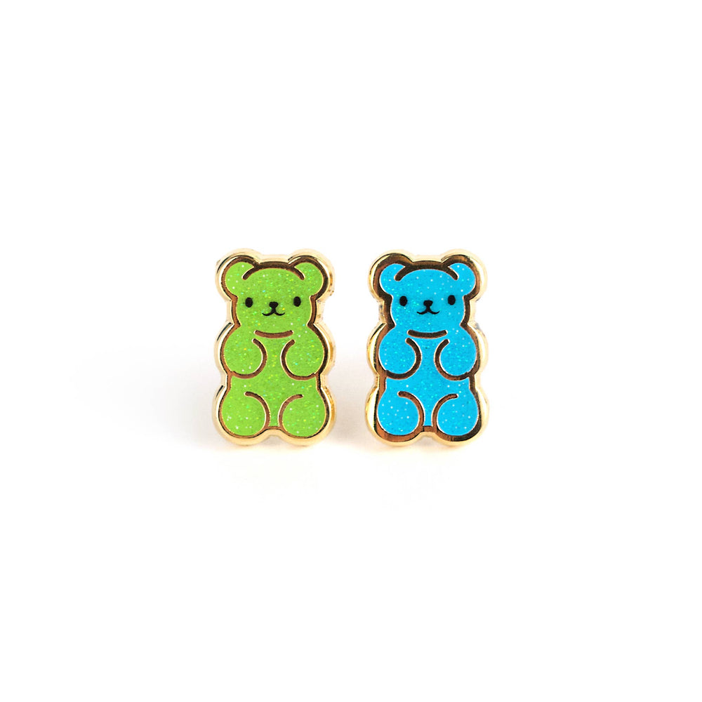 Enamel Earrings - Gummy Bear