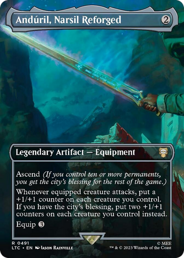 Anduril, Narsil Reforged (Borderless) [The Lord of the Rings: Tales of Middle-Earth Commander]
