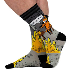 Crew Socks - This is Fine (Noir Edition)
