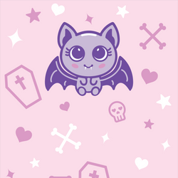 Crew Socks - Widdle Bat Guy