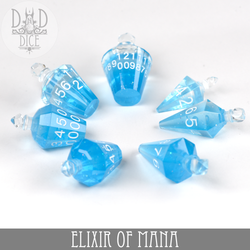 King of Crits Dice Set - Elixir of Mana