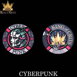 King of Crits Dice Set - Cyberpunk (11-Piece)