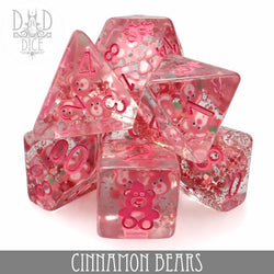 RPG Dice Set - Cinnamon Bears