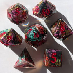 Ebonwood Dice Set - Runeburst