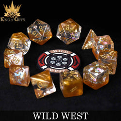 King of Crits Dice Set - Wild West (11-Piece)