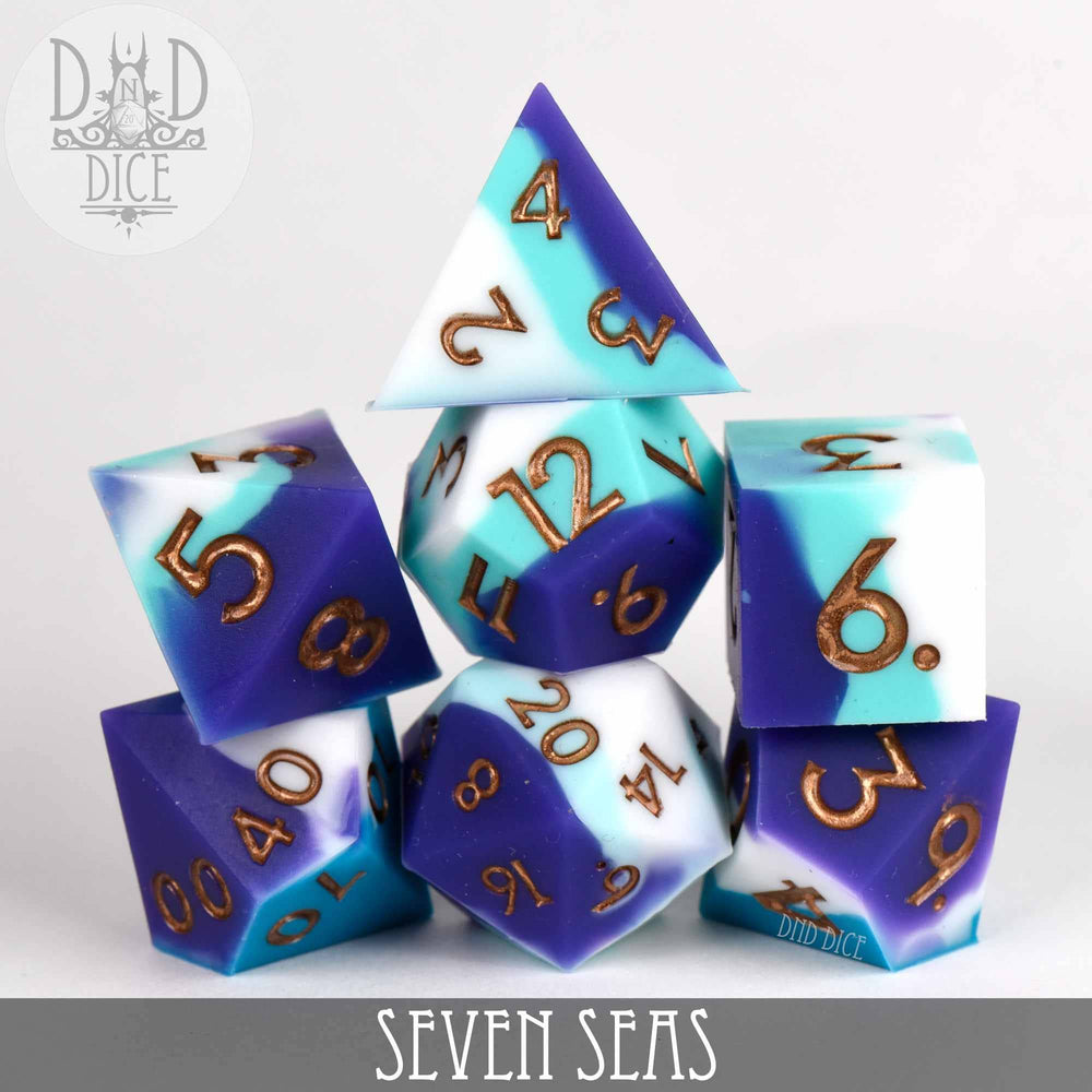 Silicone Dice Set - Seven Seas