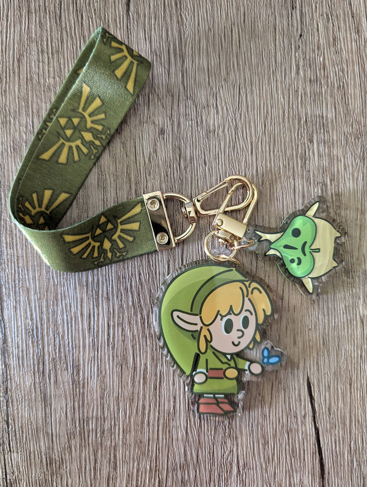 Wristlet Lanyard & Keychain Charms - Legend of Zelda