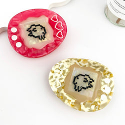 Hair Clip - Pink Game Egg