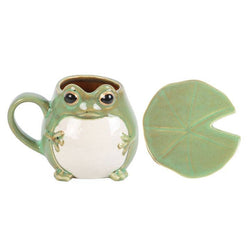 Shaped Mug - Frog and Lily Pad