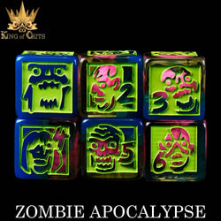 King of Crits Dice Set - Zombie Apocalypse (11-Piece)
