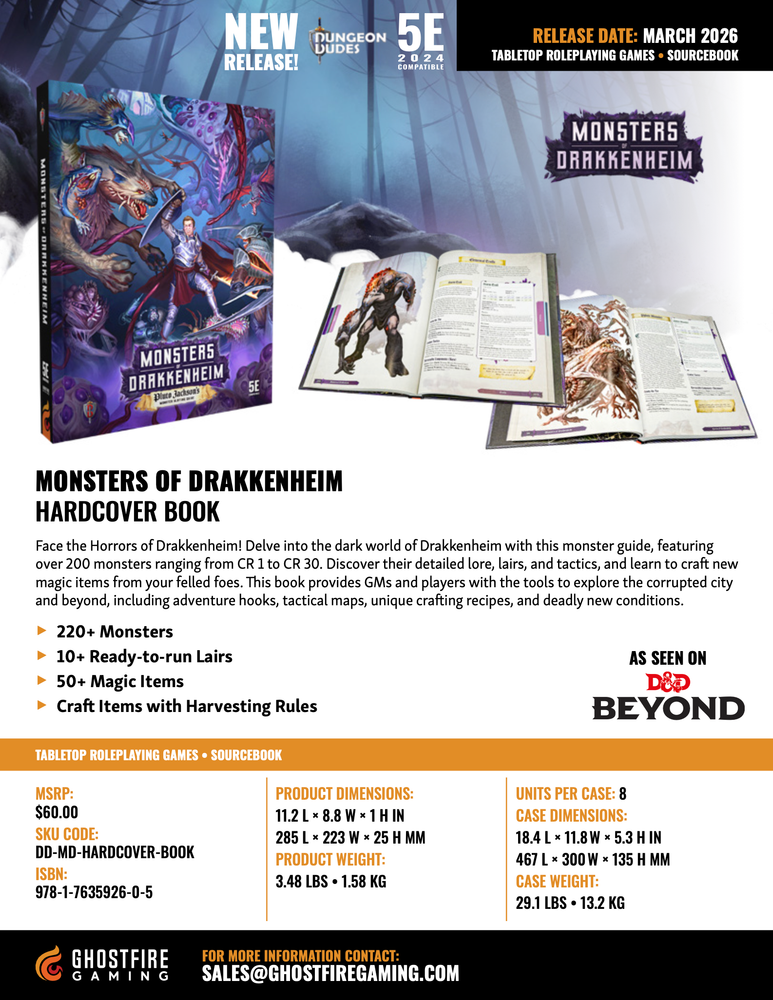 Monsters of Drakkenheim (5E)