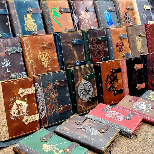 Grimbeard Leather: Leather Adventure Journal - Large (A5)