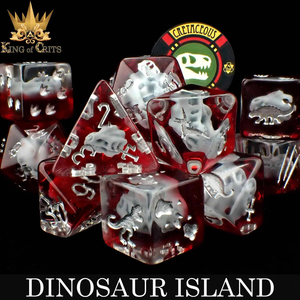 King of Crits Dice Set - Dinosaur Island (11-Piece)