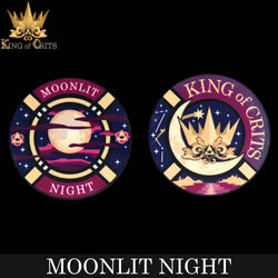 King of Crits Dice Set - Moonlit Night (12-Piece)