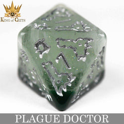 King of Crits Dice Set - Plague Doctor (11-Piece)