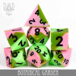 Silicone Dice Set - Botanical Garden