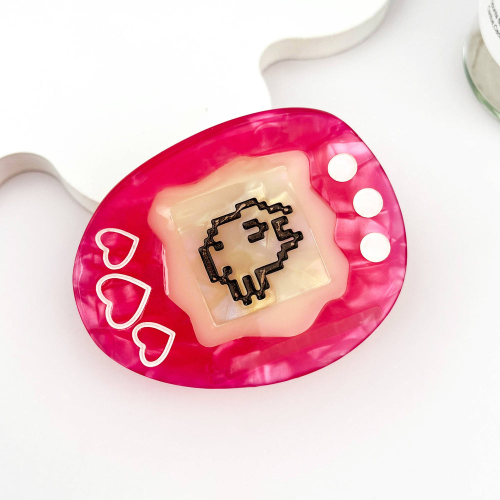 Hair Clip - Beige Game Egg