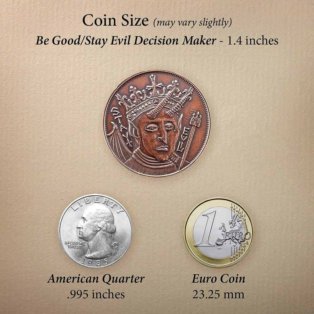 Be Good/Stay Evil Decision Maker Keepsake Token: Default Title