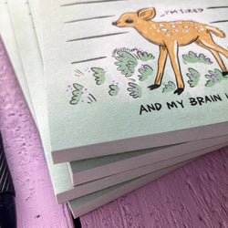 To Do List Notepad - My Brain Is Soup