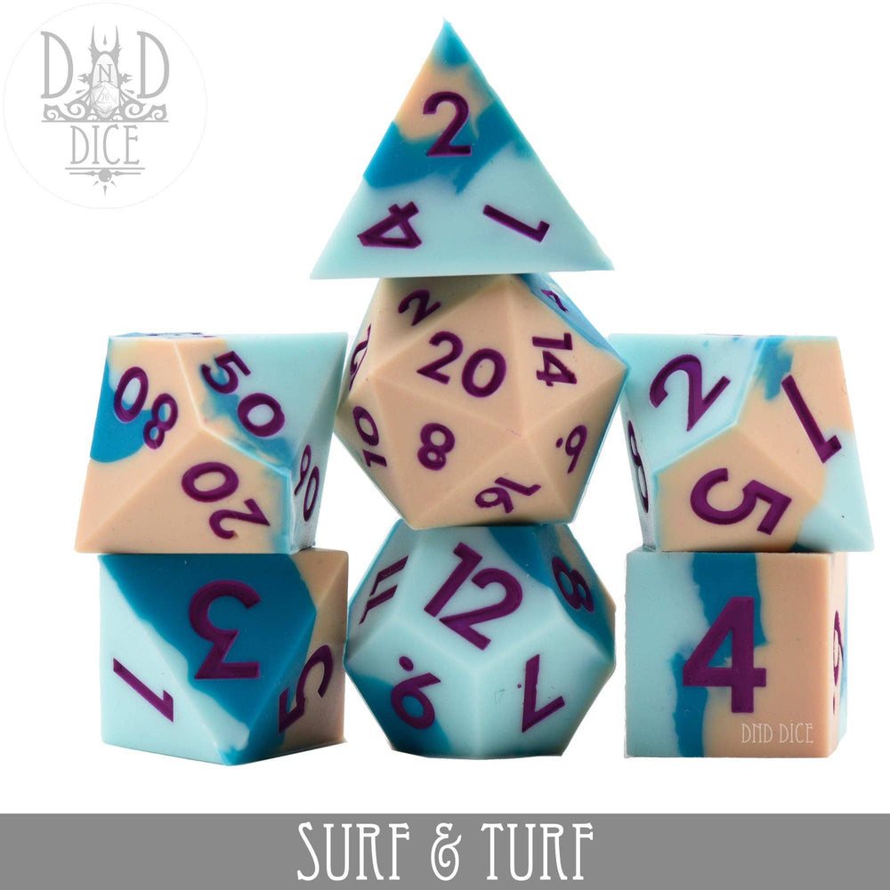 Silicone Dice Set - Surf & Turf