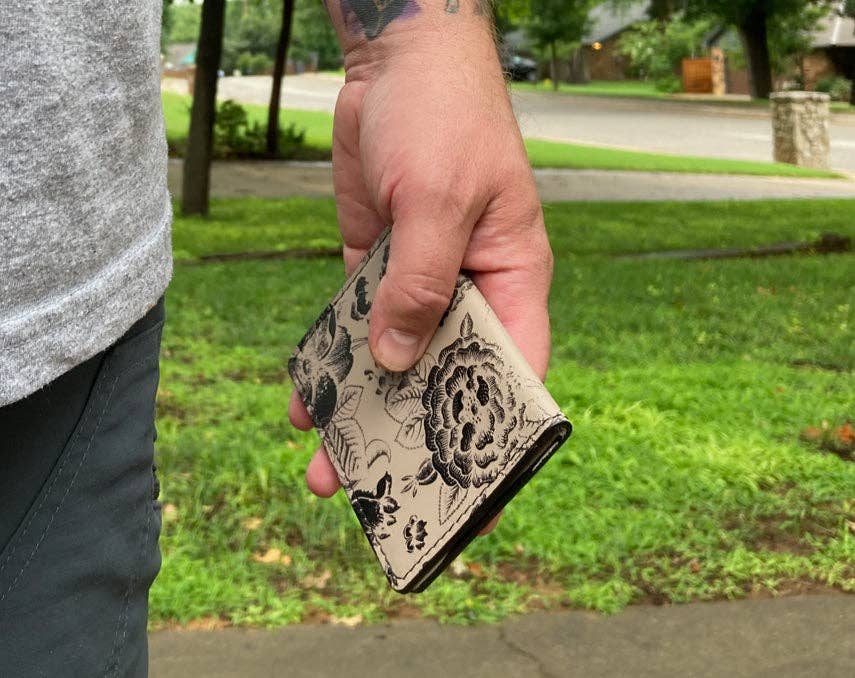 Leather Wallet - Aquanaut (Gray)