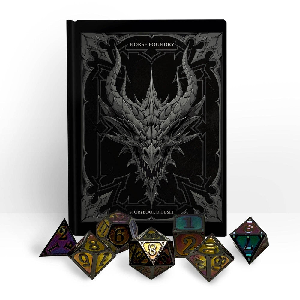 RPG Dice Set - Unwritten Fates (Storybook)